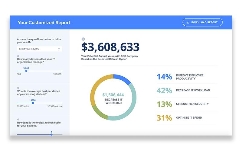 Ecosystems Web Value Calculator