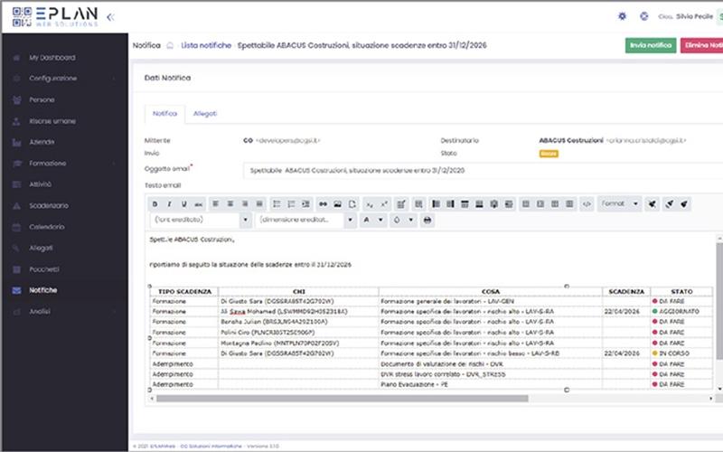 EduPLANWeb Email Notification