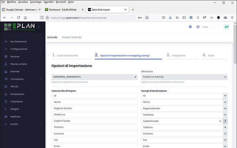 EduPLANWeb Dashboard