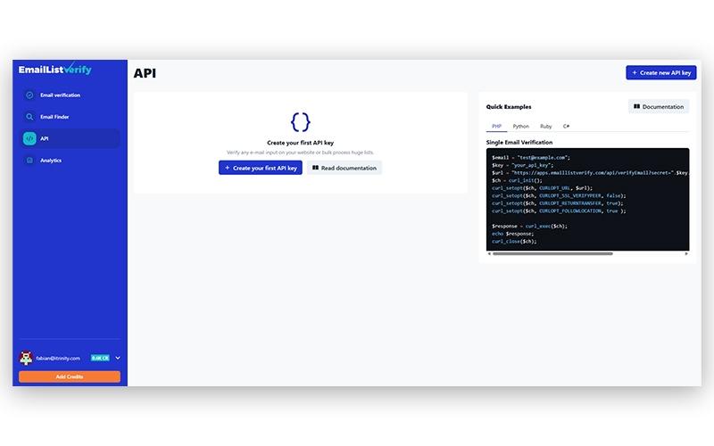 Email List Verify API