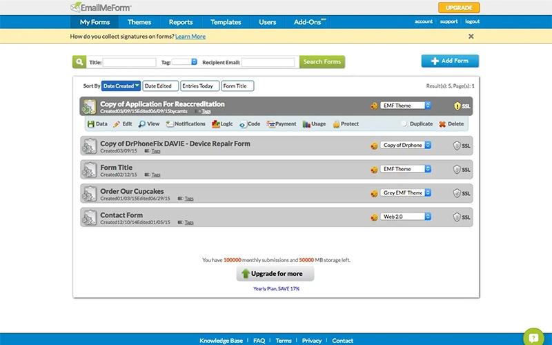 EmailMeForm Feedback Forms