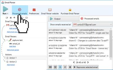 Email Parser Processed Emails