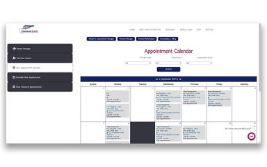 EmbarkEMR Appointment Calendar