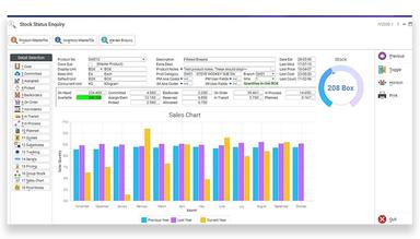 Embrace ERP Data Visualization Dashboard