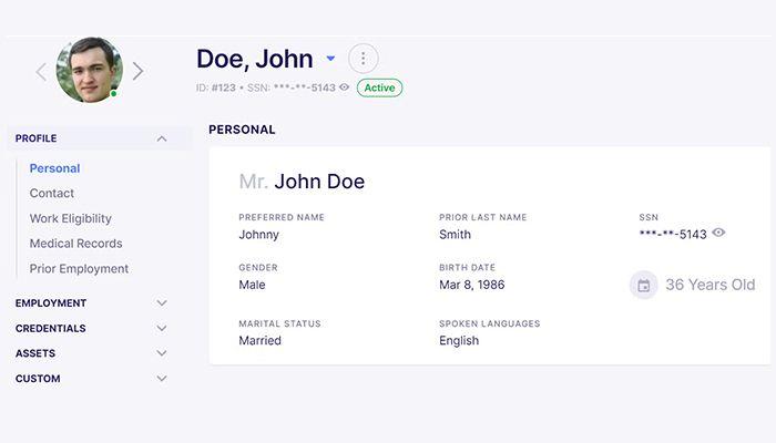 Employee Profile