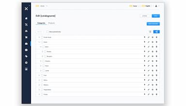 Emporix Management Dashboard Catalogue Creation