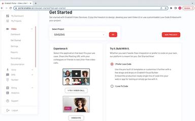 EnableX Drag And Drop Builder