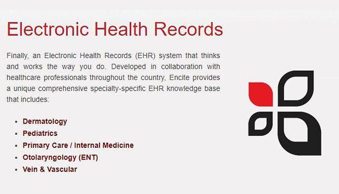 Encite electronic health record