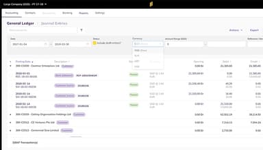 Enterprise General Ledger with Multi Currency
