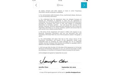 Envoy Document Signing