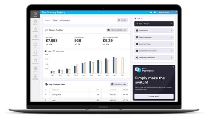 Epos Now Reactive real time reporting