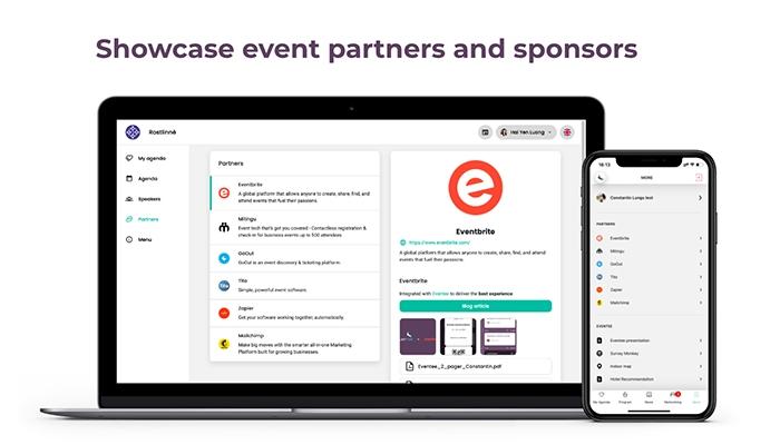 Eventee Customizable Partner Profiles