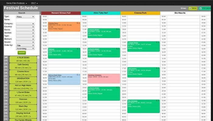 Eventival Festival schedule