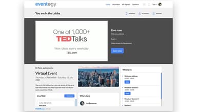 Eventogy Branded And Engaging Virtual Lobby