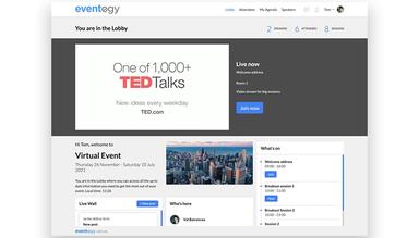 Eventogy Branded And Engaging Virtual Lobby