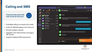 Evolve IP Calling and SMS