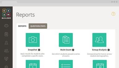 ExamBuilder reports
