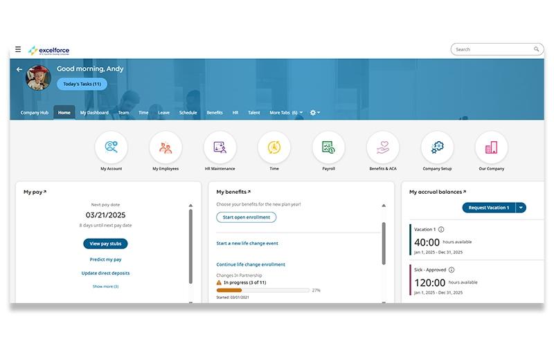 Excelforce Homepage