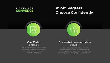 Expedite Commerce Avoid Regrets Choose Confidently