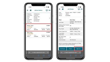 Employee Action Notices and Job Change Details