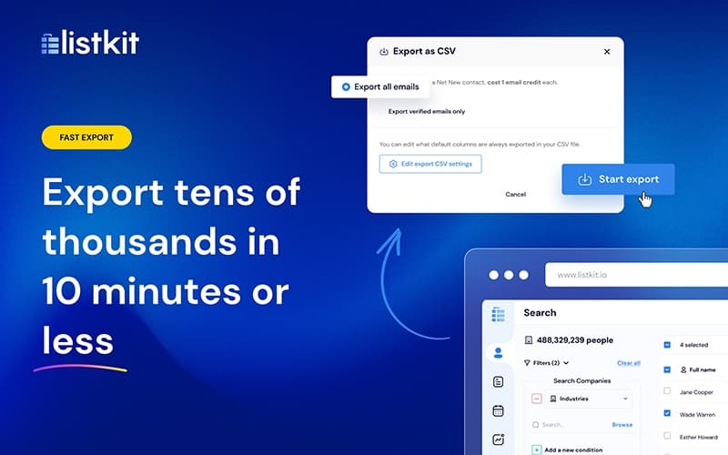 ListKit Fast Export
