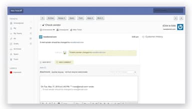Extract Sender from Email SupportBee