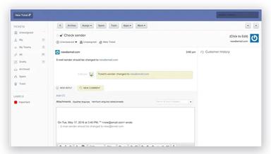Extract Sender from Email SupportBee