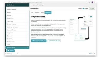EyeOnTask Customer Mobile App
