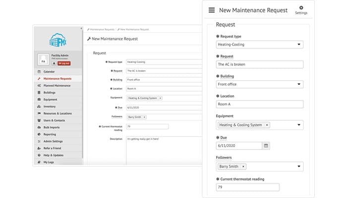 Easily Submit Work Orders