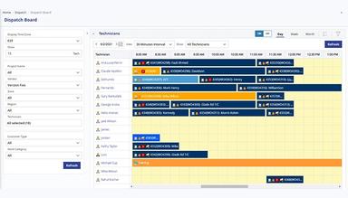 FSM Grid dispatch board