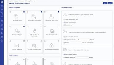 FSM Grid preference scheduling