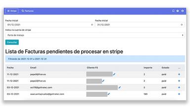 FacturaScripts Stripe