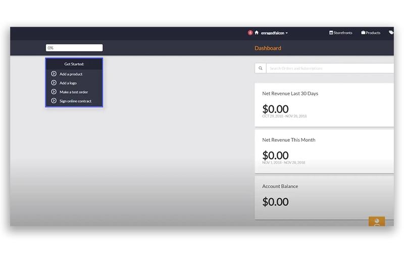 FastSpring dashboard