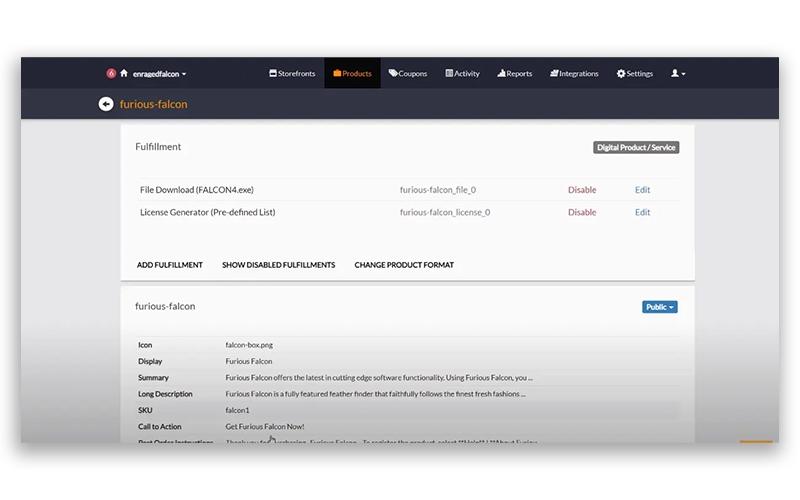 FastSpring-products