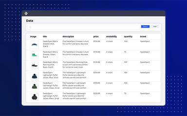 Feedonomics Dashboard