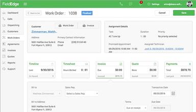 FieldEdge WorK Order