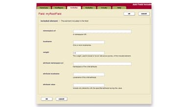 MarkLogic Software Fields Database Settings