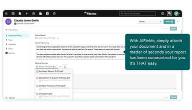 Filevine Extract And Summarize Key Information