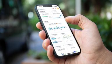 Financial dashboard mobile