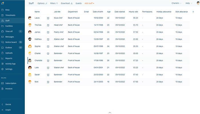 Employee Contact List