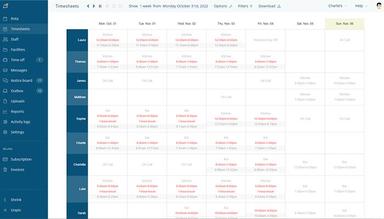 Timesheets