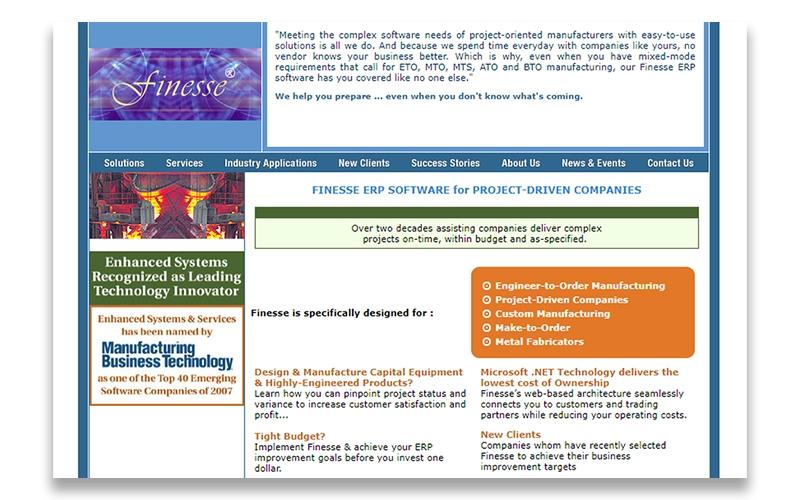 Finesse Front Page