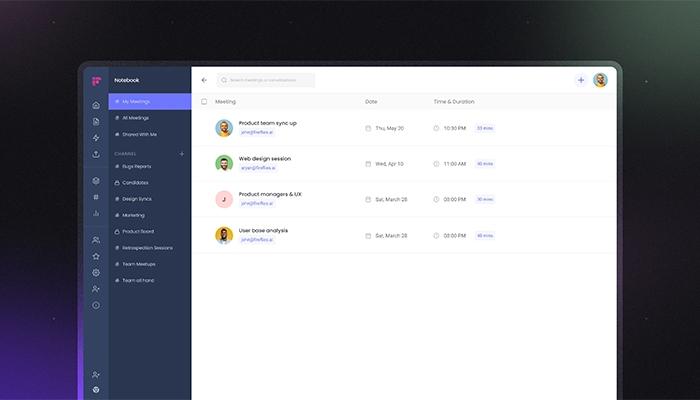 Fireflies software Channels