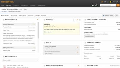 Firm Central Matter Page