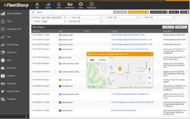 FleetSharp Alerts Report