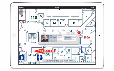 Floor Plan Mapper Tablet view