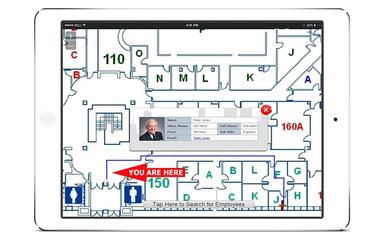 Floor Plan Mapper Tablet view