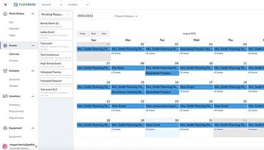 Event dashboard