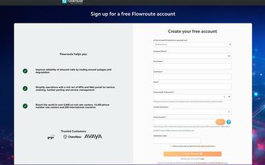 Flowroute Create Account
