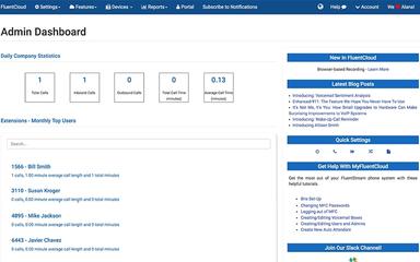FluentStream Admin Dashboard